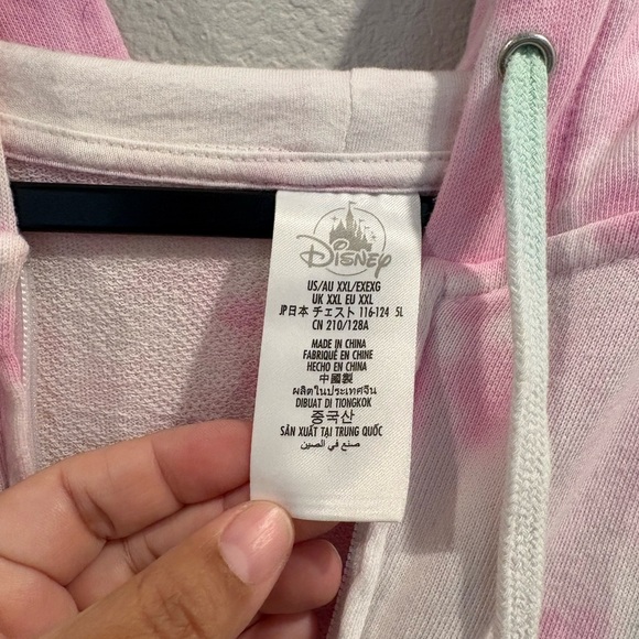 Disneyland Resort Disney Pride Hooded Full Zip Sweatshirt Plus Size XXL Unisex - Picture 7 of 13